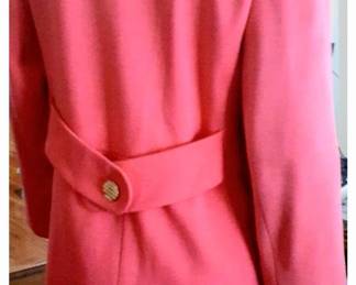 Pink Mod Coat Back
