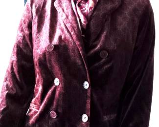 Faux velvet Blazer main