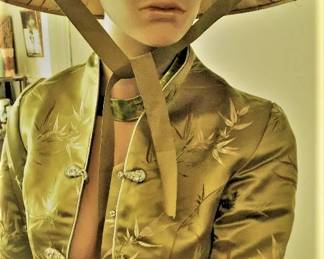 Chartreuse asian Mandarian jacket main