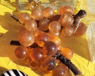 Lucite Grape Clusters Vanity Kleenex for Sale