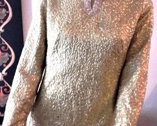 60s Mod glam charteuse gold main best current