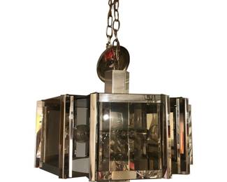 Sonneman Chrome and Smoked Glass Ceiling LIght 1a files