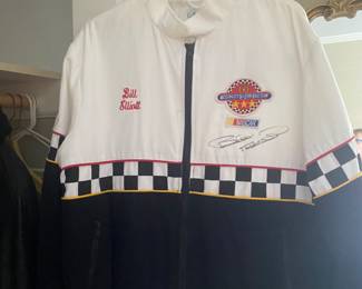 Autographed, Hand signed jacket by Bill Elliott