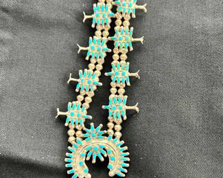 Zuni Petit Point Squash Blossom