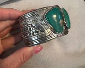 Joe Paul sighed turquoise cuff