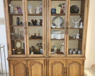 Vintage French Country display cabinet