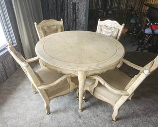 Vintage French Country game table