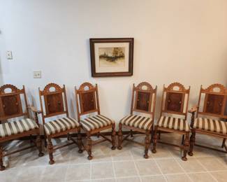 Antique chairs, set of 6