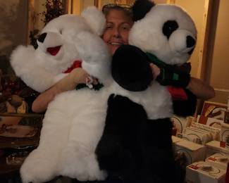 Huge stuffed animals