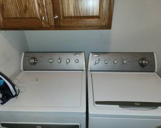 Whirlpool Gold Washer and dryer