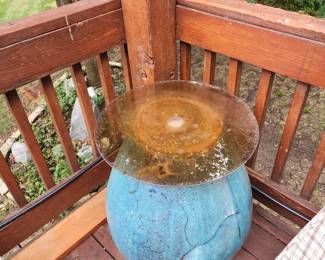 Patio plant stand or table