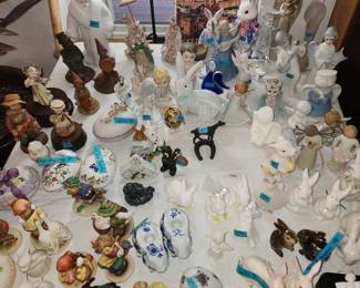 Goebel, angels, rabbits ect...