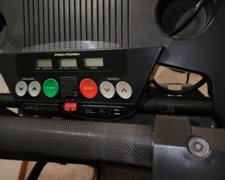 Pro form 325i Pulse monitor treadmill