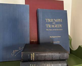 This sale has an EXCELLENT collection of Hard Cover Books! Vintage to New - most have their original Dust Covers! Most in excellent to mint condition!