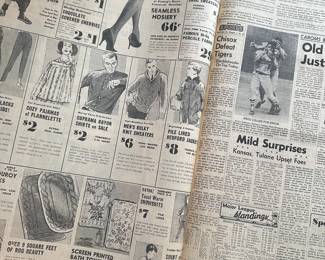 Another RARE Saginaw History find! This is a bound book of the Saginaw News Building Dedication in September of 1960! In NEAR MINT condition! This 65 year old book will make a great addition to ANY Saginaw Collector collection.