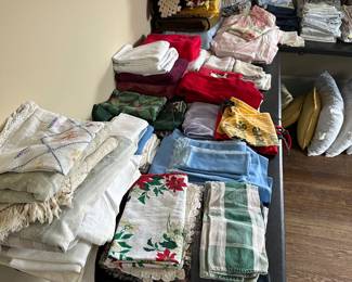 The obligatory Estate Sale Linens Room!