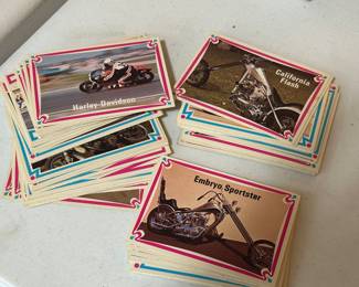 A full complete set of Vintage Street Chopper/Hot Rod Magazine Trading Cards! ALL in original plastic case and are near mint!