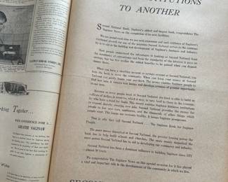 Another RARE Saginaw History find! This is a bound book of the Saginaw News Building Dedication in September of 1960! In NEAR MINT condition! This 65 year old book will make a great addition to ANY Saginaw Collector collection.