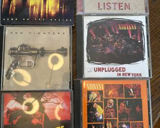 We have a lots of CD's also! Here is a table filled with some of the area CDS!