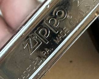 An awesome Vintage Leather Zippo lighter belt case and Zippo Lighter!