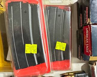 Here is a collection of gun supplies and ammo! Magazines, Gun Cleaning Kits, Holsters, Bullets of different calibers, shells, etc... THESE ARE NOT ON THE PREMISES AND WILL BE REMOVED EACH NIGHT OF THE SALE! THERE ARE NO FIREARMS OF ANY KIND AT THIS SALE!