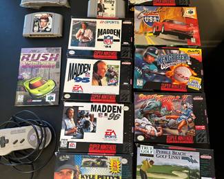 Vintage Nintendo 64 game cartridges! Please note the controller you see its from Super Nintendo. The games are terrific and several are rare!