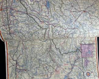 An outstanding 1950's SHELL OIL COMPANY Atlas if the United States and Canada AND MORE! In excellent vintage condition!