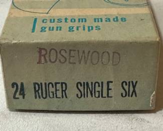 A set of Vintage Rose Wood Ruger Single Six Custom Handgun Handgrips!