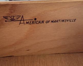 Fantastic MCM Chest of Drawers Dresser! Solid Walnut with Dovetailed drawers! Original hardware. Made by American of Martinsville! This is one piece of a three piece bedroom set!