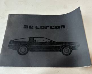 An AWESOME Vintage 1980's De Lorean Sale brochure Book! Excellent condition! Flux Capacitor is NOT included!