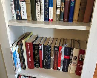This sale has an EXCELLENT collection of Hard Cover Books! Vintage to New - most have their original Dust Covers! Most in excellent to mint condition!