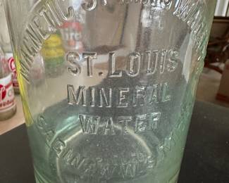 This is an AWESOME Magnetic Spring Water St. Louis Mineral Water Bottle! Saginaw W.S. Mich! This bottle is from before saginaw became one city out of the two on either side of the Saginaw River! Outstanding Condition!