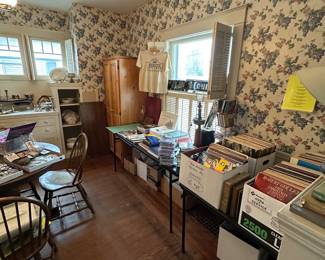 The each room of then house is now displayed, researched and priced! The dining room of the house is packed with treasures for your perusal! Each room is displayed for you to get the best possible look at our clients family items!