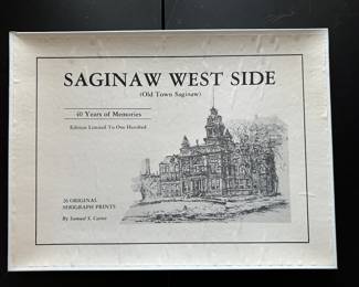 This is a FANTASTIC set of the Samuel Carter Saginaw Prints! I have had dozens of these as singles, but NEVER the complete set, with table of contents and ALL prints. ALSO this comes in the original box. Each print is signed and numbered by the artist. A TRULY great find!