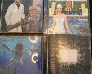 We have a lots of CD's also! Here is a table filled with some of the area CDS!