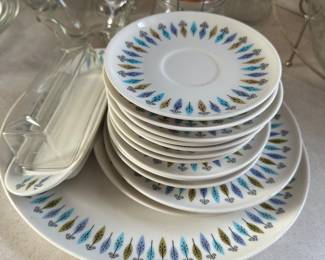 Nice set of MCM Atomic Carefree True Syracuse China Dishes!