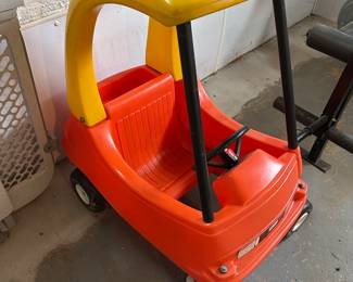 This is a REAT Vintage Little Tikes Cozy Coupe Car!