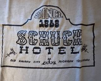 This is a VINTAGE Schuch Hotel T-Shirt! In EXCELLENT CONDITION. Some Large!