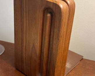 A Fantastic set of MCM Wooden Book Ends! IN MINT PERFECT CONDITION! Must SEE!