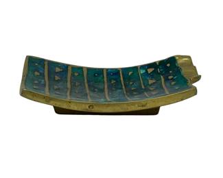 Pepe Mendoza Brass and Inlay Tray