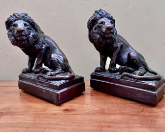 1920’s Paul Herzel Signed Bronze Lion
Pompeian Co.