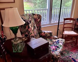 Wing Chairs
End Tables Lamps