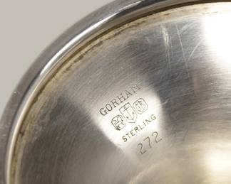 Signed Gorham Sterling Goblets