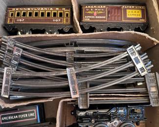 Vintage wind up Train Set