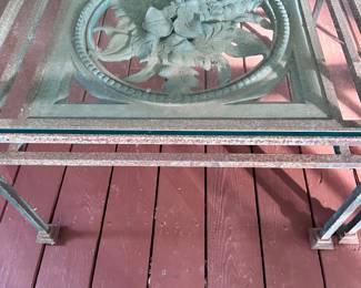 Heavy Iron and Glass table (2)