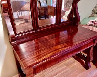 Beautiful Walnut Antique Vanity/Desk