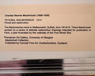 Signed on back of orints