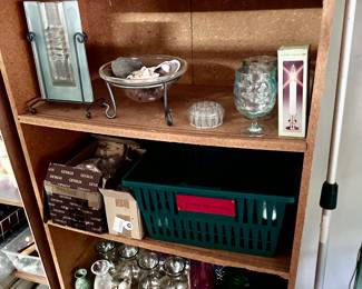 Shelving and nick Nacks