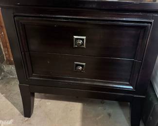 Dark nightstand
