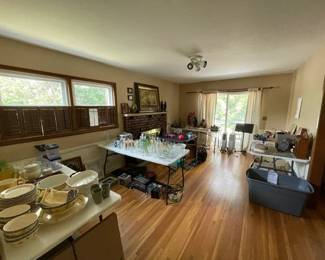 Antiques, glasses, dishes, bakeware and decor 